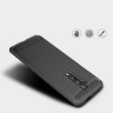 Estojo de carbono Estojo flexível de TPU para OnePlus 7T Pro preto