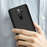 Capa de proteção GKK 360 frontal e traseira capa completa do corpo Xiaomi Redmi 8A preto