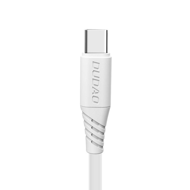 Cabo de dados de carregamento Dudao USB  -  USB Tipo-C 5A 2m branco (L2T 2m branco)