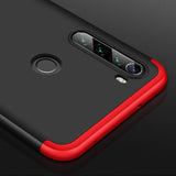 Capa de proteção GKK 360 frontal e traseira capa completa do corpo Xiaomi Redmi Note 8T preto