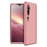 Capa de proteção frontal e traseira GKK 360 Capa de corpo inteiro Xiaomi Mi Note 10  -  Mi Note 10 Pro  -  Mi CC9 Pro rosa