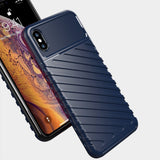 Capa Thunder Capa flexível resistente resistente em TPU para iPhone XS Max preto