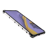 Capa de armadura de favo de mel com capa de TPU para Samsung Galaxy A51 transparente