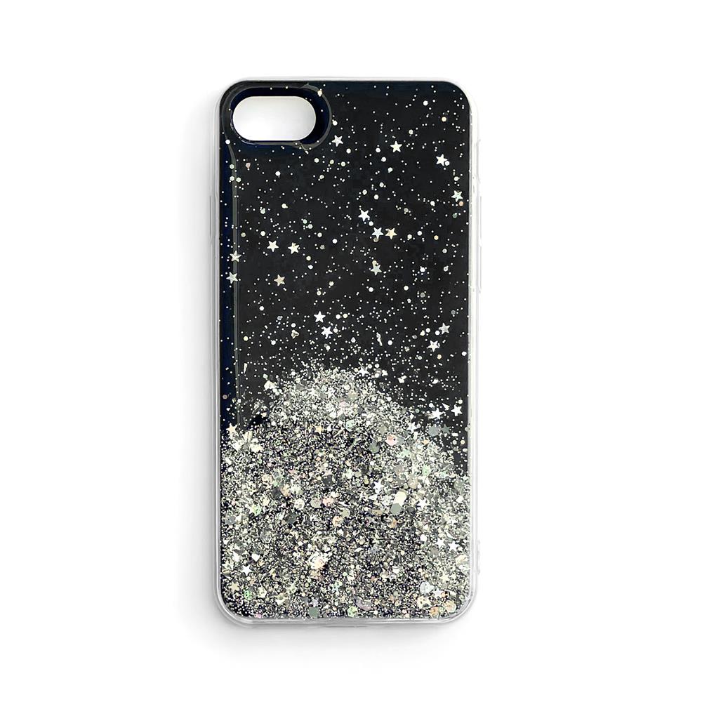 Capa Wozinsky Star Glitter Shining para Huawei P30 Lite preta