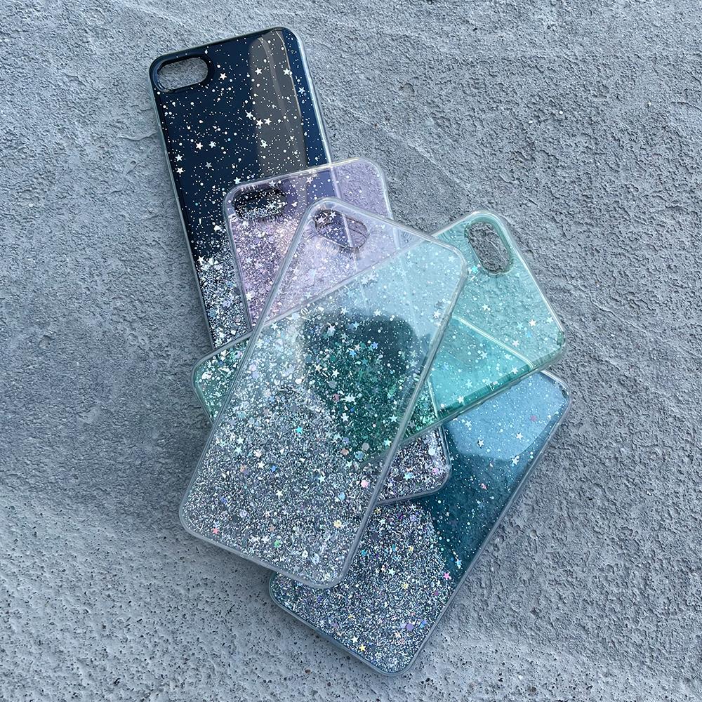 Capa Wozinsky Star Glitter Shining para Huawei P30 Lite preta