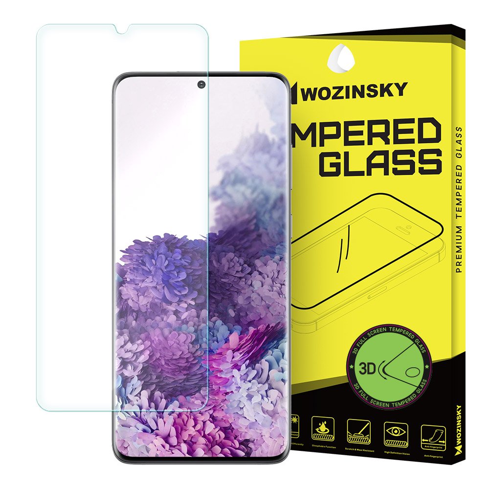 Filme protetor de tela Wozinsky 3D totalmente coberto para Samsung Galaxy S20 Plus