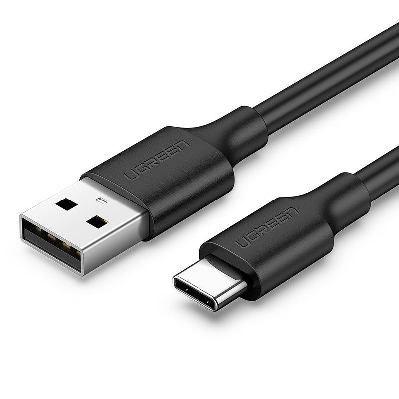 USB Ugreen - cabo USB Tipo-C 2 A 05 m preto (60115)