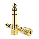 Adaptador Ugreen de mini jack de 35 mm para jack dourado de 63 mm (20503)