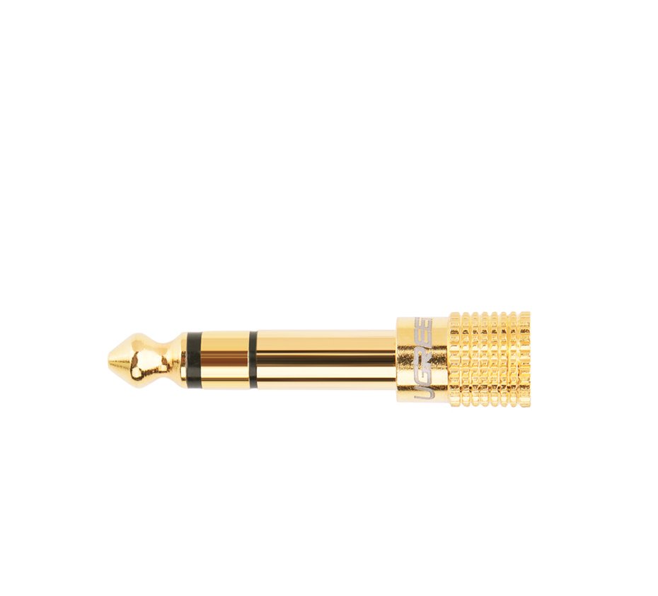 Adaptador Ugreen de mini jack de 35 mm para jack dourado de 63 mm (20503)