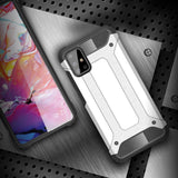 Capa Hybrid Armor Capa resistente e resistente para Samsung Galaxy A51 preta