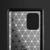 Capa carbono Capa flexível de TPU para Samsung Galaxy S10 Lite preta