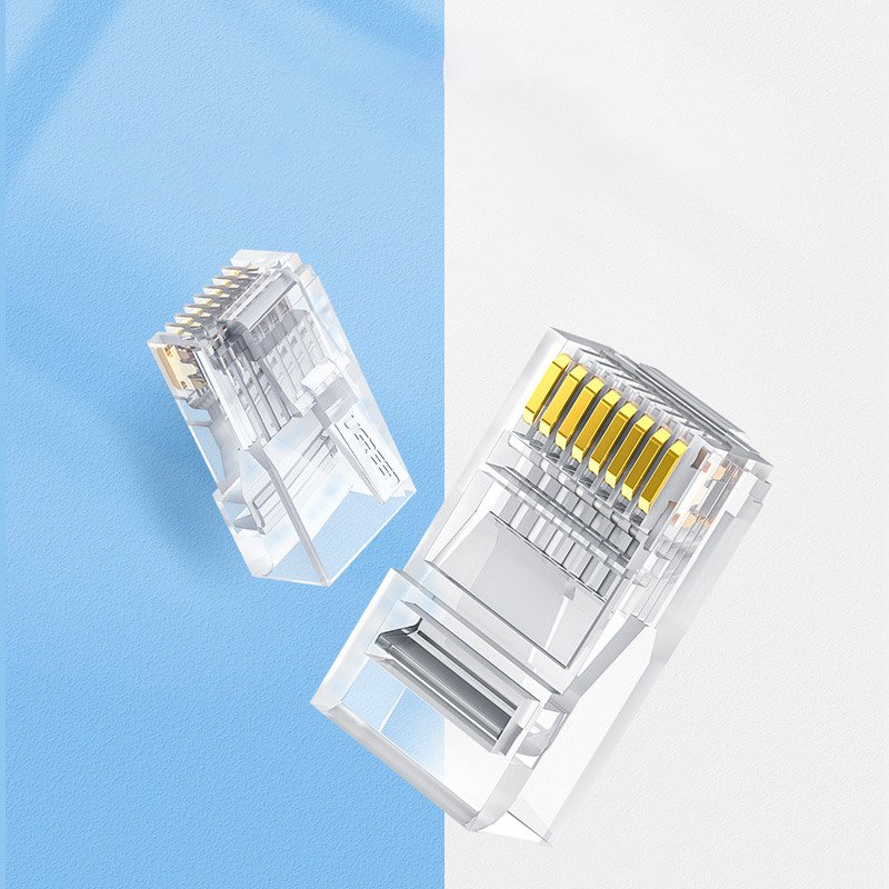 Conector de plugue Ugreen 10x RJ45 8P8C Cat 6 transparente (50961)