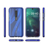 Capa protetora de gel de TPU transparente com moldura colorida para Xiaomi Redmi 8A  -  Xiaomi Redmi 8 amarelo