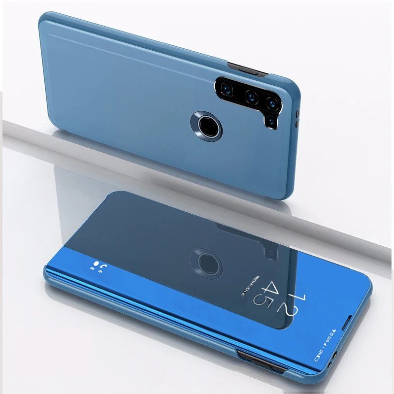 Capa transparente da capa para Motorola Moto G8 Power blue