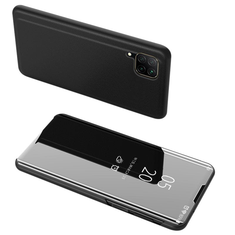 Capa transparente para Huawei P40 Lite  -  Nova 7i  -  Nova 6 SE preta