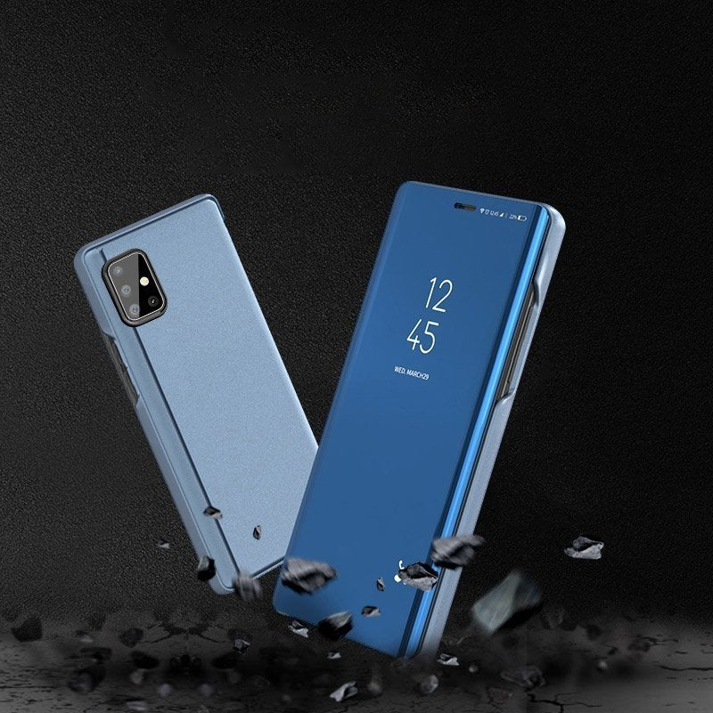 Capa transparente para Huawei P40 Lite  -  Nova 7i  -  Nova 6 SE azul