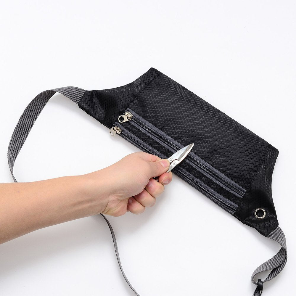 Ultimate Running Belt com saída para fone de ouvido preto