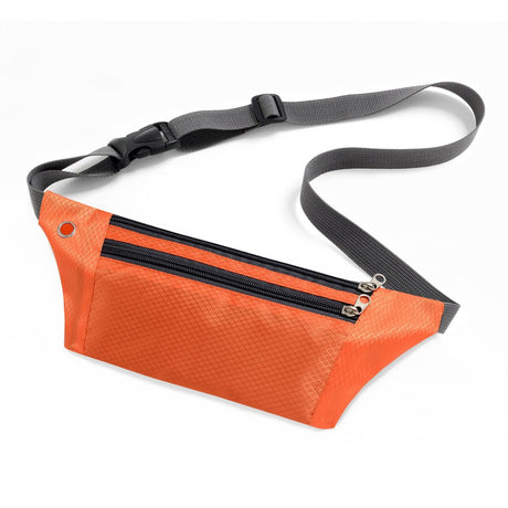 Ultimate Running Belt com saída para fone de ouvido laranja