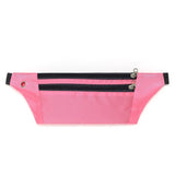 Ultimate Running Belt com saída para fone de ouvido rosa