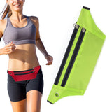 Ultimate Running Belt com saída para fone de ouvido verde