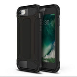 Capa Hybrid Armor Capa resistente e resistente para iPhone SE 2020  -  iPhone 8  -  iPhone 7 preto