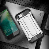 Capa Hybrid Armor Capa resistente e resistente para iPhone SE 2020  -  iPhone 8  -  iPhone 7 preto