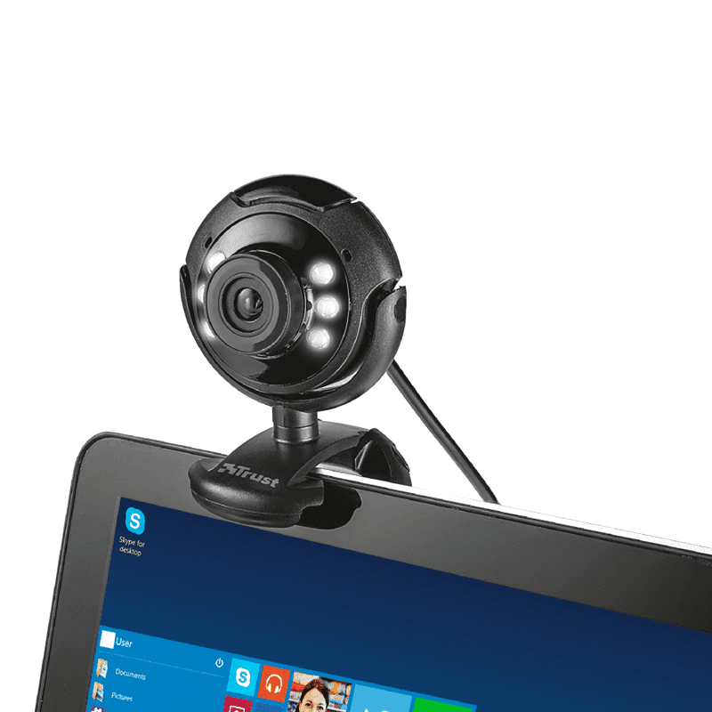 Trust Webcam SpotLight Pro 1.3MP 1280 x 1024pixels USB 2.0 Preto