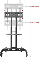 Suporte Móvel de Chão para TV de 32" a 70" VESA máx. 600 x 400 mm