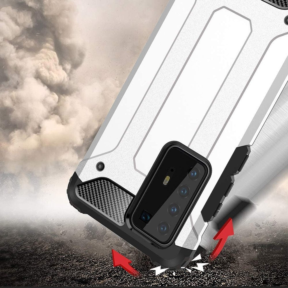 Capa Hybrid Armor Capa resistente e resistente para Huawei P40 preta