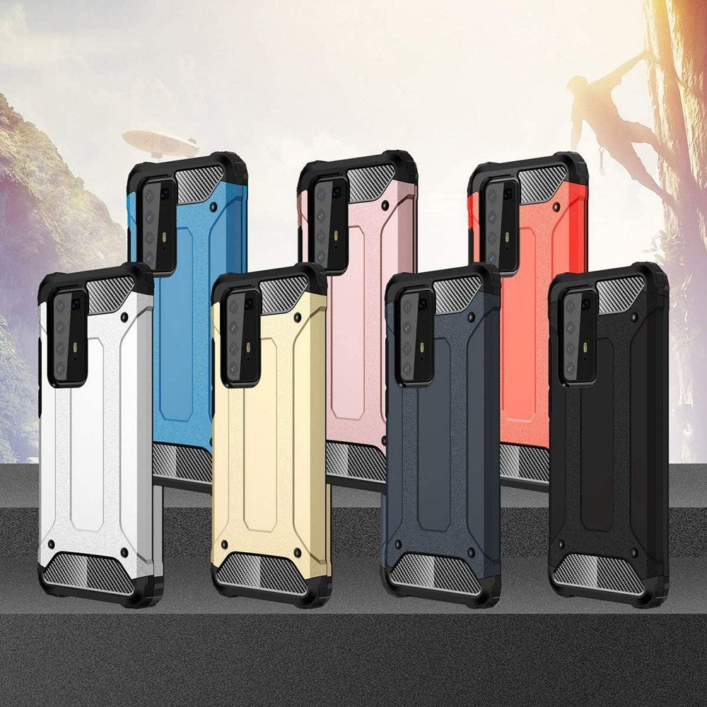 Capa Hybrid Armor Capa resistente e resistente para Huawei P40 preta