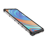 Capa de armadura em caixa de favo de mel com pára-choque de TPU para Xiaomi Redmi Note 9 Pro  -  Redmi Note 9S preto