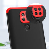 Capa de proteção GKK 360 frontal e traseira Capa de corpo inteiro Xiaomi Redmi 10X 4G  -  Xiaomi Redmi Note 9 azul