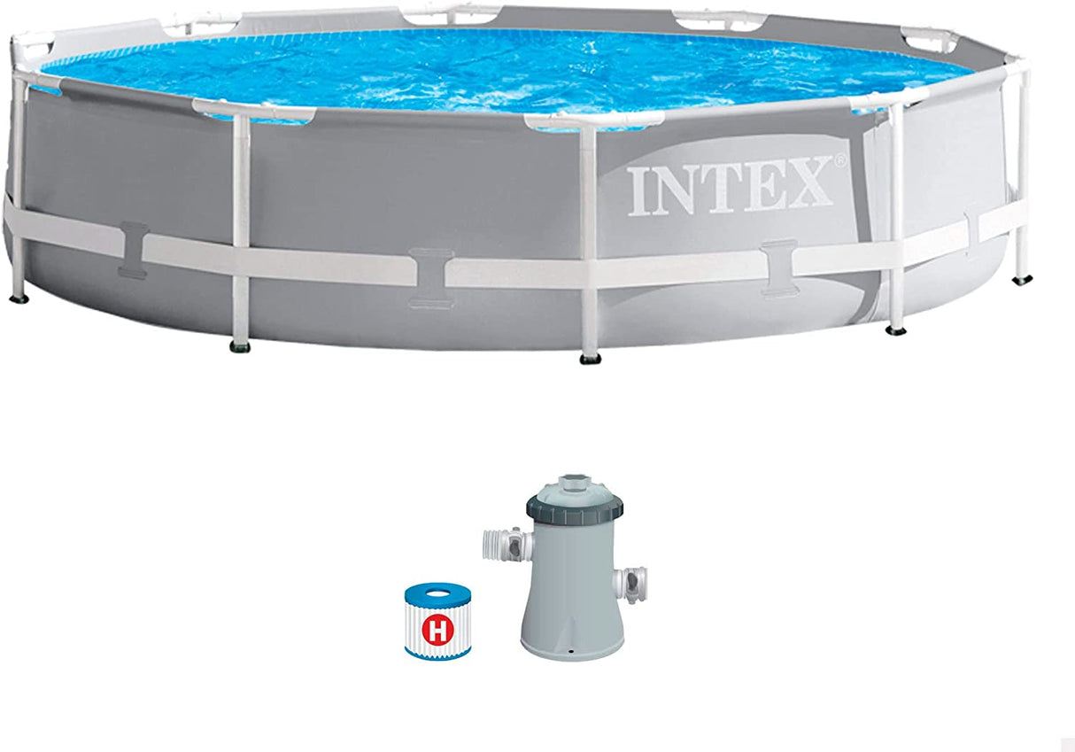 Intex - Prism Frame Pool Conjunto 3,66m x 76cm (26712) /brinquedos externos /cinza