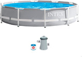 Intex - Prism Frame Pool Conjunto 3,66m x 76cm (26712) /brinquedos externos /cinza