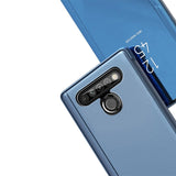 Capa transparente para LG K61 azul