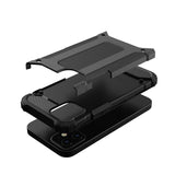 Capa Hybrid Armor Capa resistente e resistente para iPhone 12 Pro  -  iPhone 12 preto