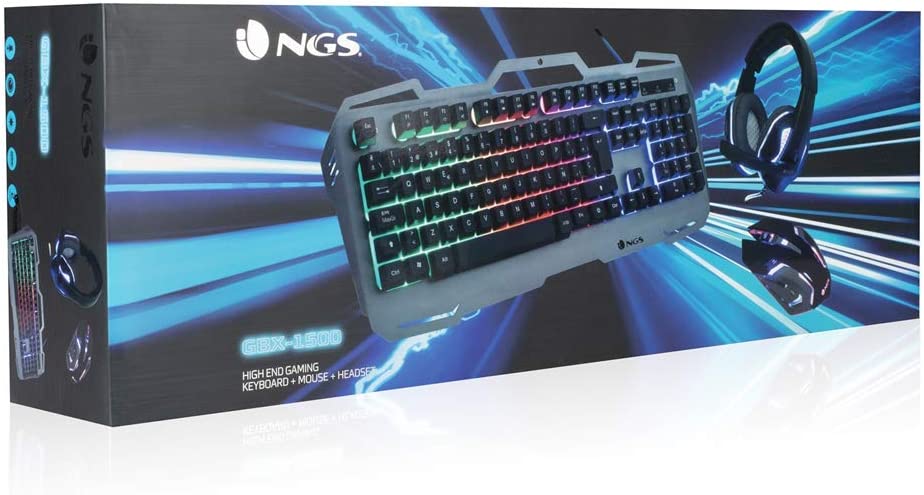 Teclado Gaming com Fios + Rato NGS GBX-1500