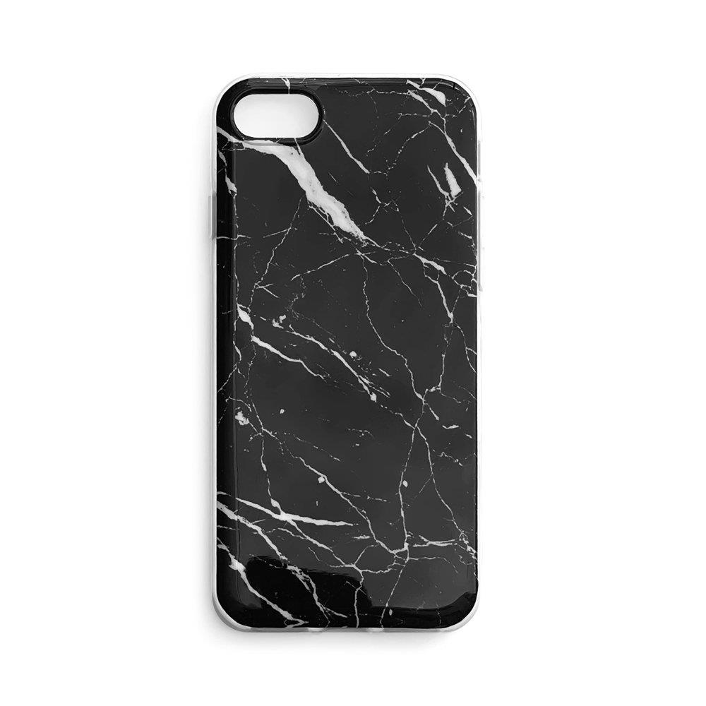 Capa de capa Wozinsky Marble TPU para iPhone 12 mini preto