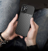 Capa Thunder capa flexível resistente resistente em TPU para iPhone 12 Pro  -  iPhone 12 preta