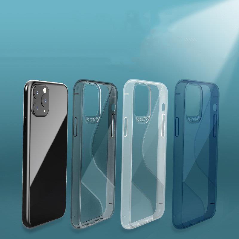 S-Case Capa Flexível de TPU para Huawei P40 Lite  -  Nova 7i  -  Nova 6 SE preta