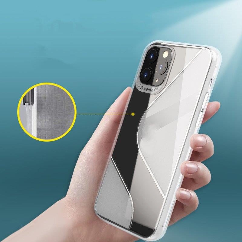 S-Case Capa Flexível de TPU para Huawei P40 Lite E preta