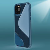 S-Case Capa Flexível TPU para Samsung Galaxy A21S azul