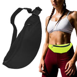 Bolsa Ultimate Running Belt para documentos chave carteira preta