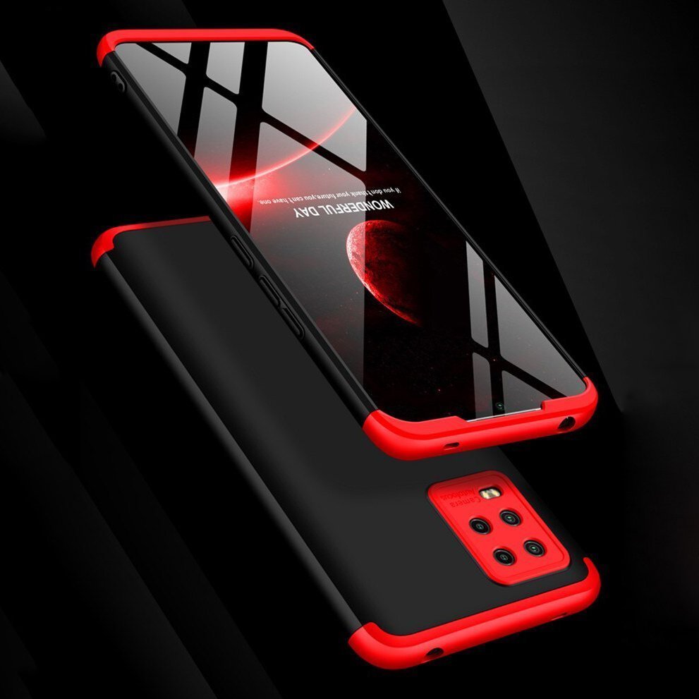 Capa de proteção GKK 360 frontal e traseira capa completa Xiaomi Mi 10 Lite preto