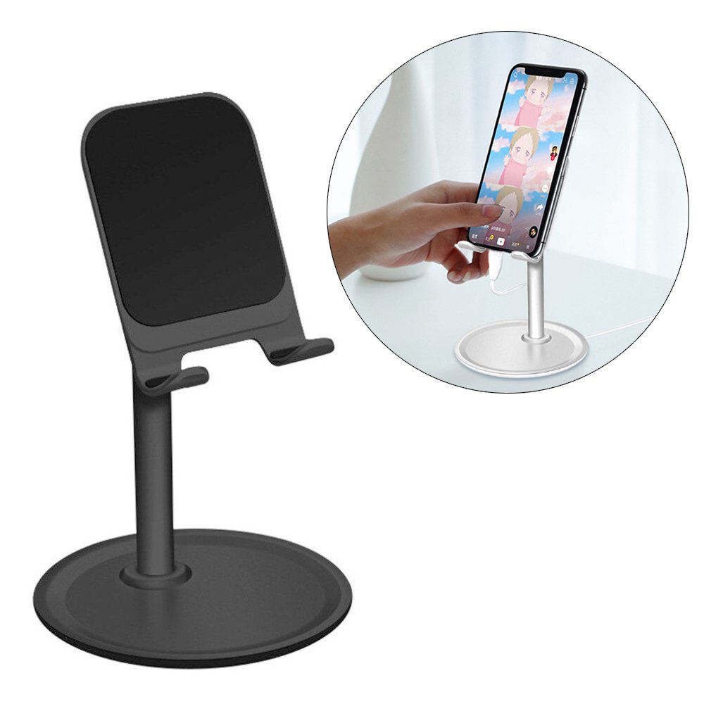 Suporte telescópico para mesa de trabalho preto suporte para tablet (K3S)