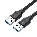 Ugreen USB 2.0 (macho) - cabo USB 2.0 (macho) 3 m preto (US128 30136)