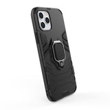 Ring Armor Case Kickstand Capa resistente e resistente para iPhone 12 Pro  -  iPhone 12 preto