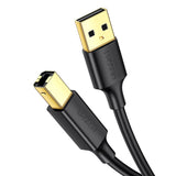 Ugreen USB Tipo B (macho) - USB 2.0 (macho) cabo de impressora 480 Mbps 1,5 m preto (US135 10350)