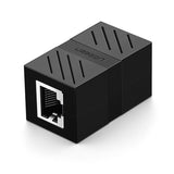 Conector de cabo de rede Ugreen Ethernet RJ45 10 Gbps preto (NW114 20390)