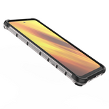 Capa de armadura de favo de mel com pára-choque de TPU para Xiaomi Poco X3 NFC  -  Poco X3 Pro transparente